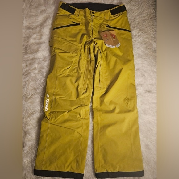 MEN’ ADIDAS TERREX LAYER SHELL SKI PANTS SZ L - Picture 1 of 11